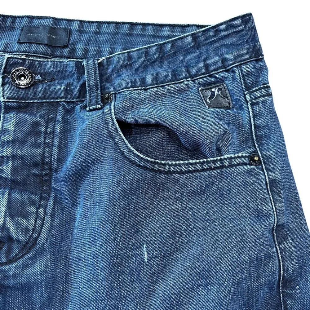 Jack & Jones Jeans Men’s Size 33x30* Straight Leg Dark Wash Button Fly Classic